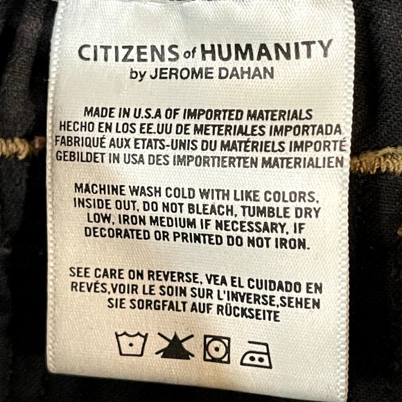 C of H Citizens of Humanity Arielle Midrise Skinny Jeans Dark Wash Size 26 - Picture 8 of 8